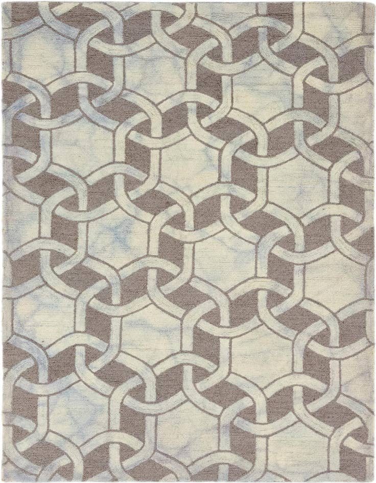 Detail image of 5' 4 x 7' 6 Luna Wool Rug