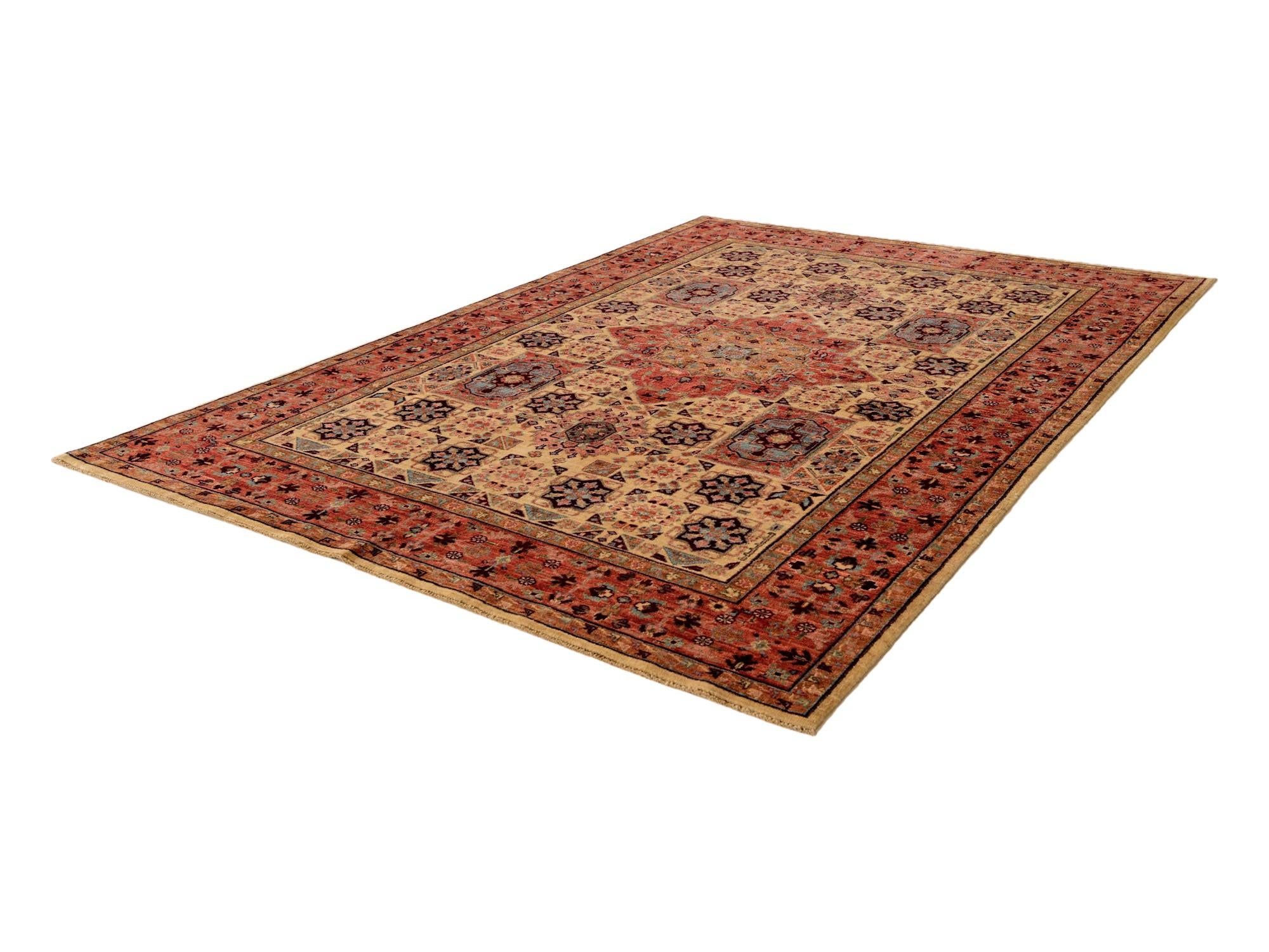 5' 5 x 7' 7 Hand Knotted Mamluk Ziegler Rug