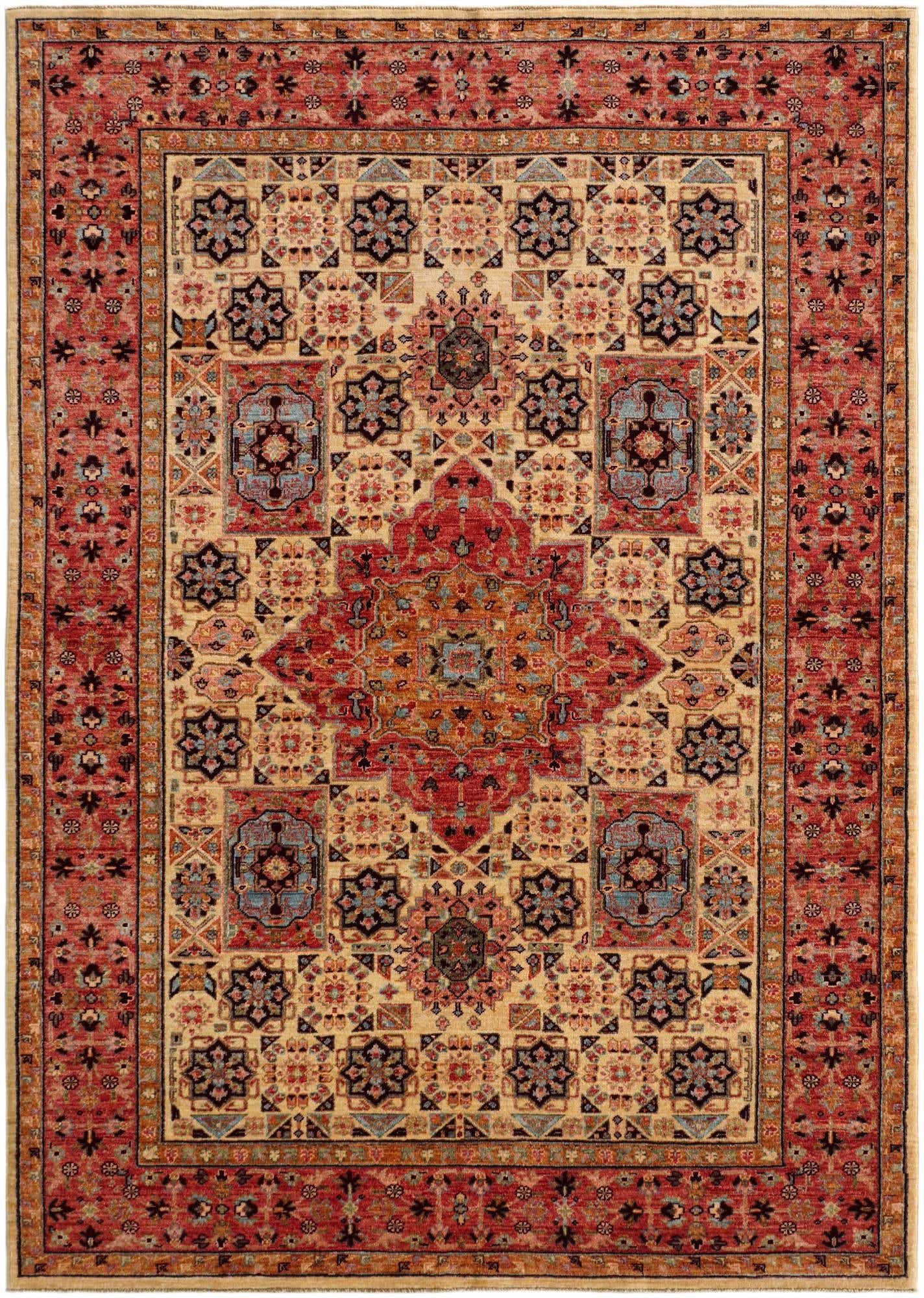 5' 5 x 7' 7 Hand Knotted Mamluk Ziegler Rug