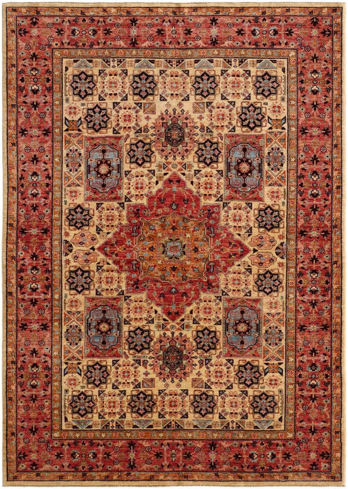 5' 5 x 7' 7 Hand Knotted Mamluk Ziegler Rug