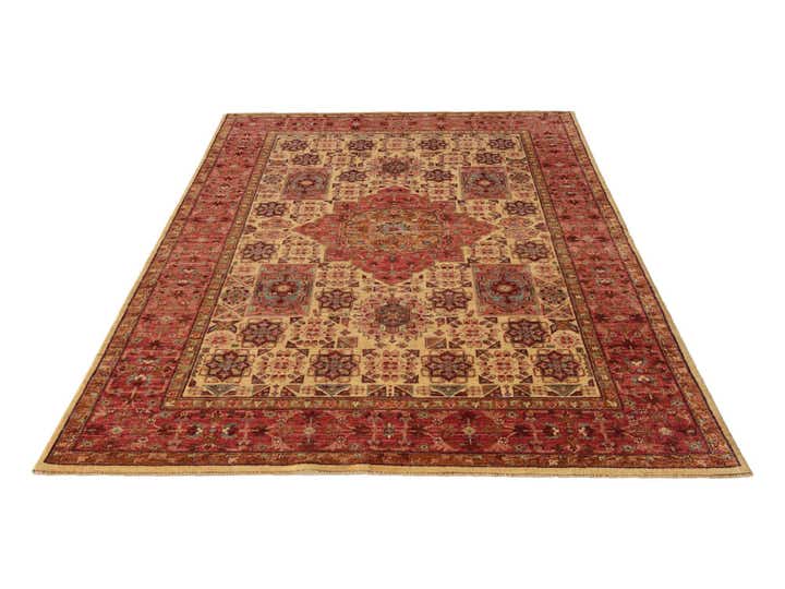 5' 7 x 7' 9 Hand Knotted Mamluk Ziegler Rug