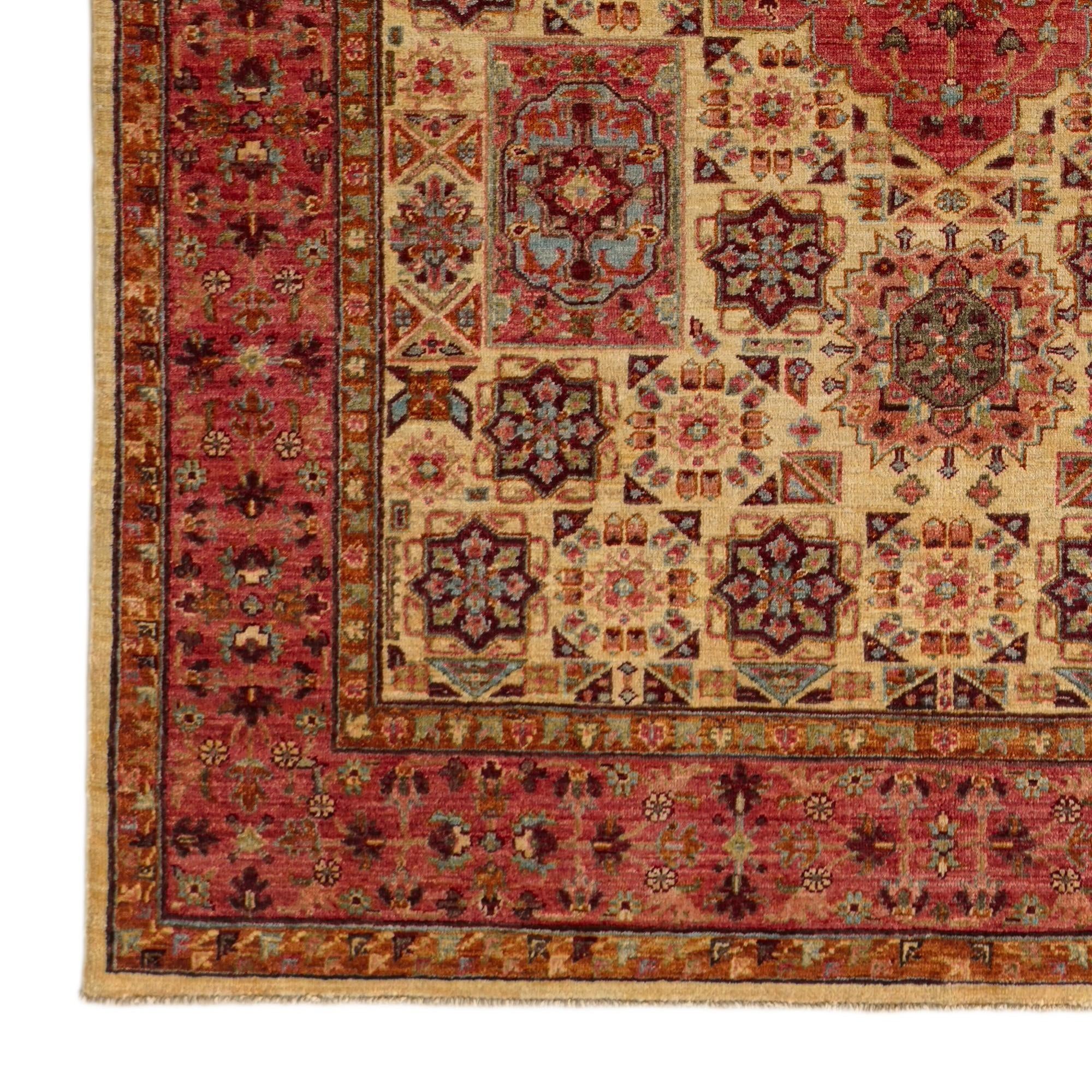 5' 7 x 7' 9 Hand Knotted Mamluk Ziegler Rug