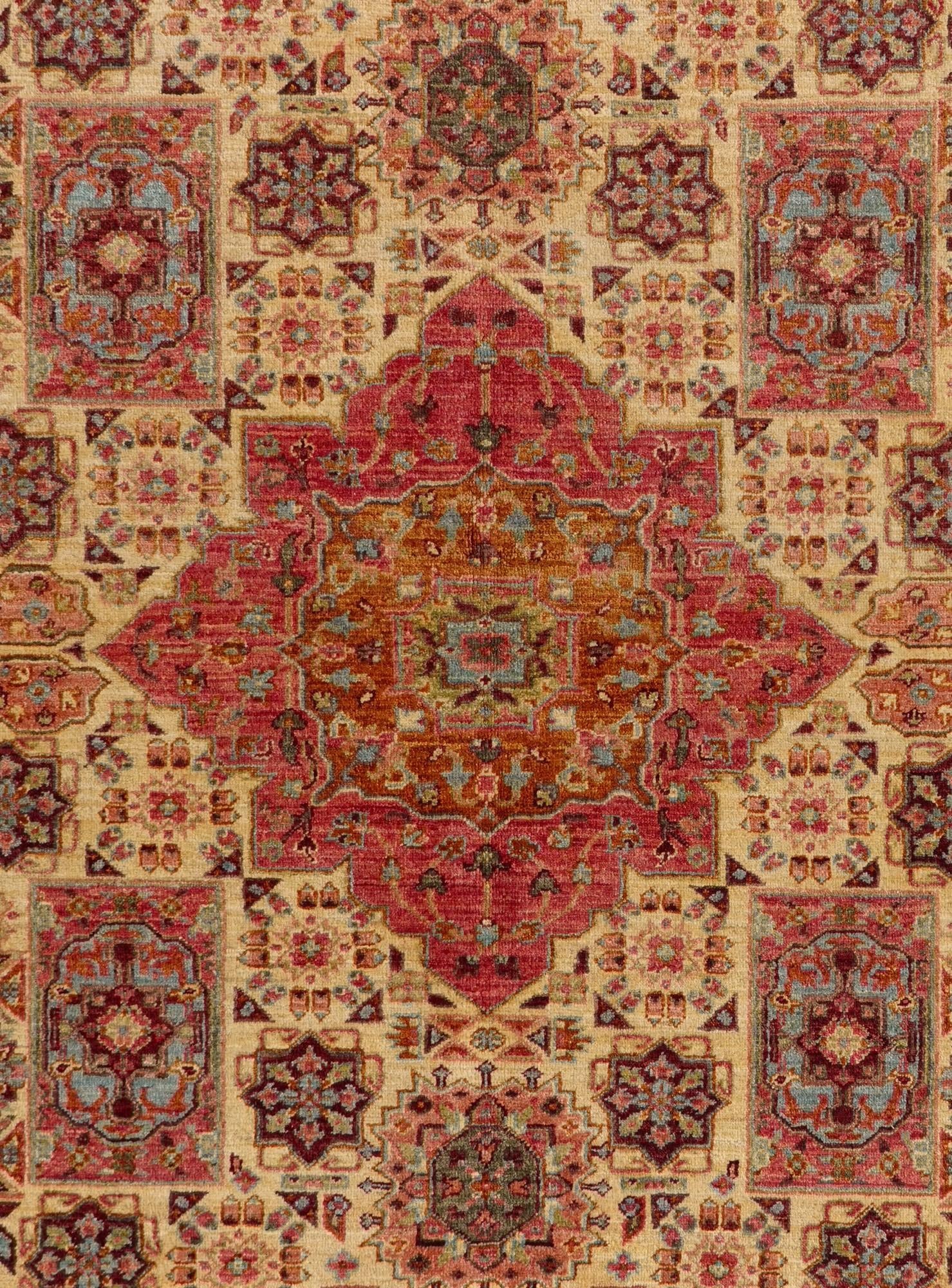 5' 7 x 7' 9 Hand Knotted Mamluk Ziegler Rug