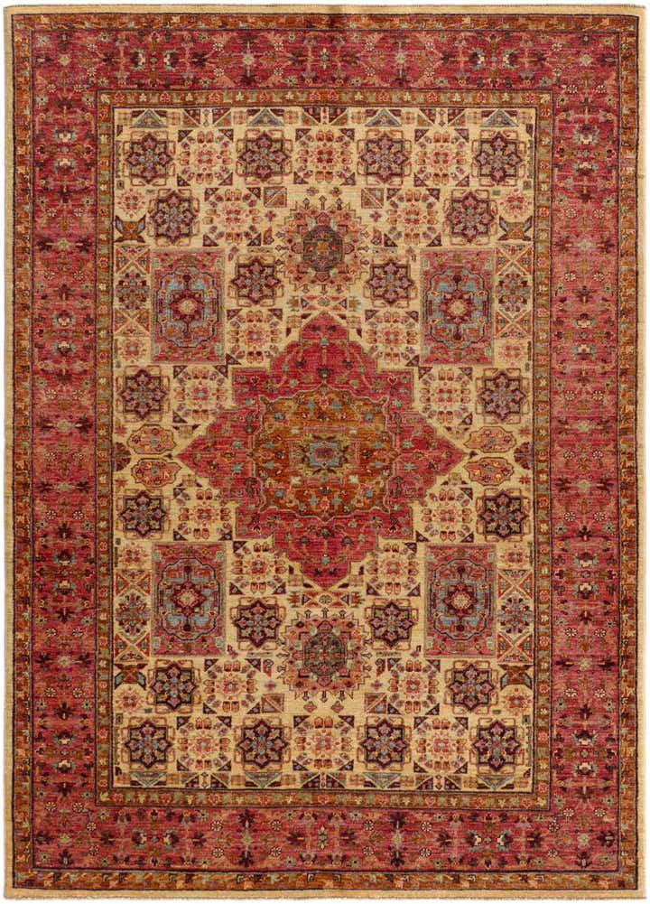 5' 7 x 7' 9 Hand Knotted Mamluk Ziegler Rug