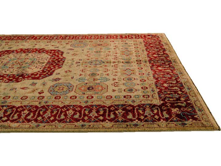 5' 8 x 8' Hand Knotted Mamluk Ziegler Rug