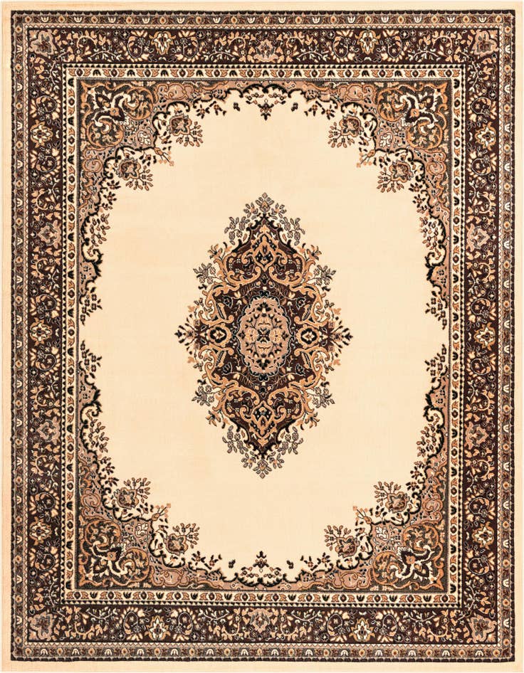 Detail image of 7' 10 x 10' Mashad Design Rug