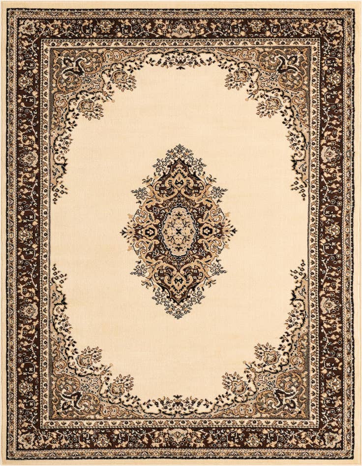 Detail image of 5' 3 x 8' Mashad Design Rug