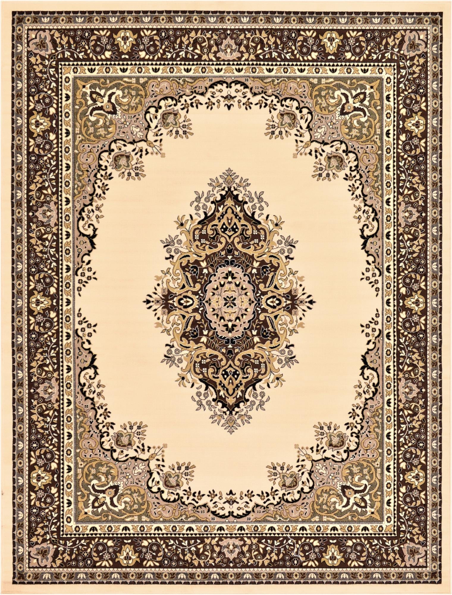 9' x 12' Mashad Design Rug