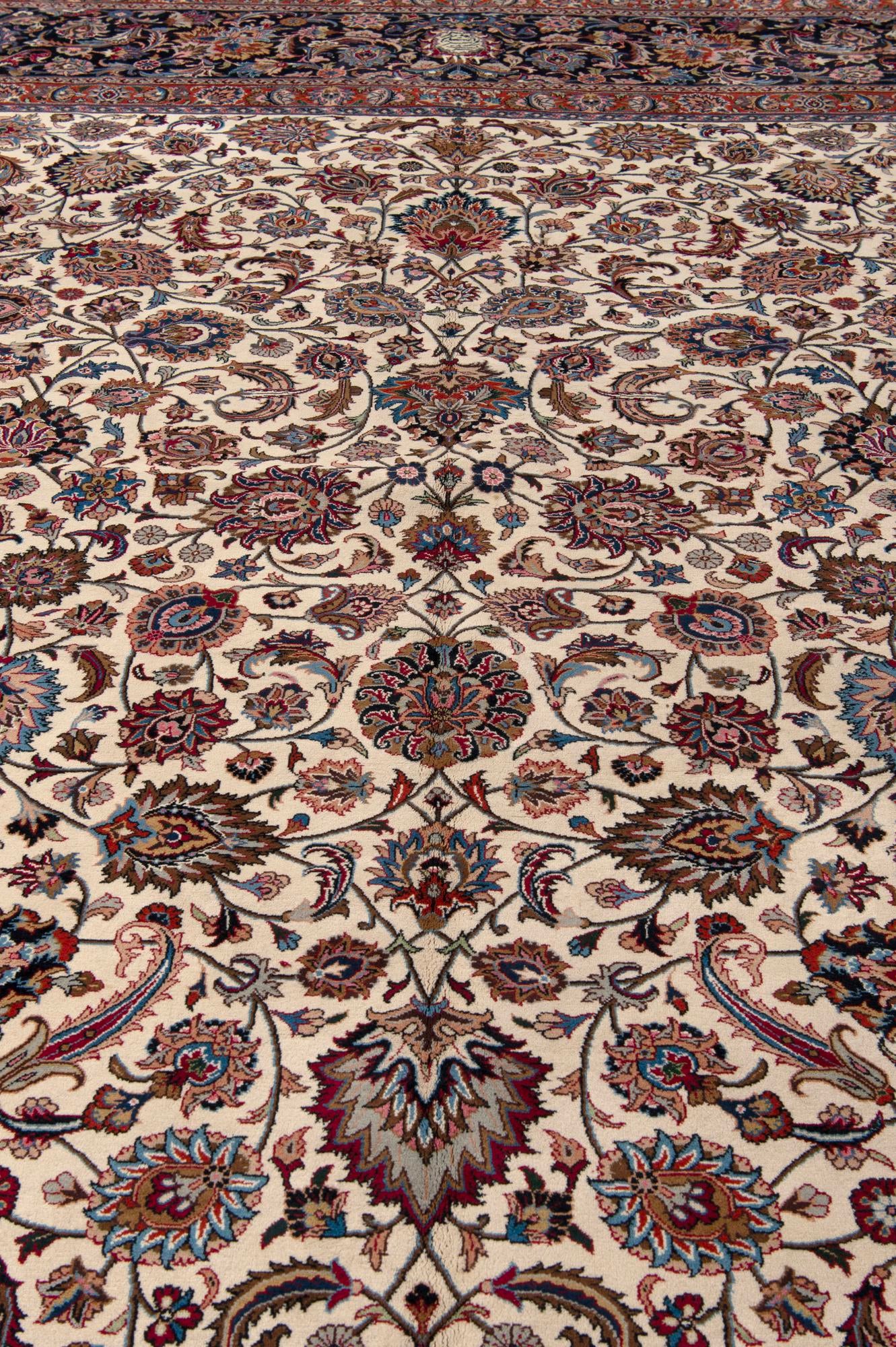 16' 3 x 25' 10 Hand Knotted Mashad Persian Rug