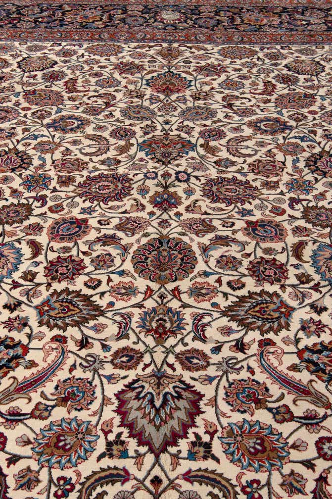 16' 3 x 25' 10 Hand Knotted Mashad Persian Rug