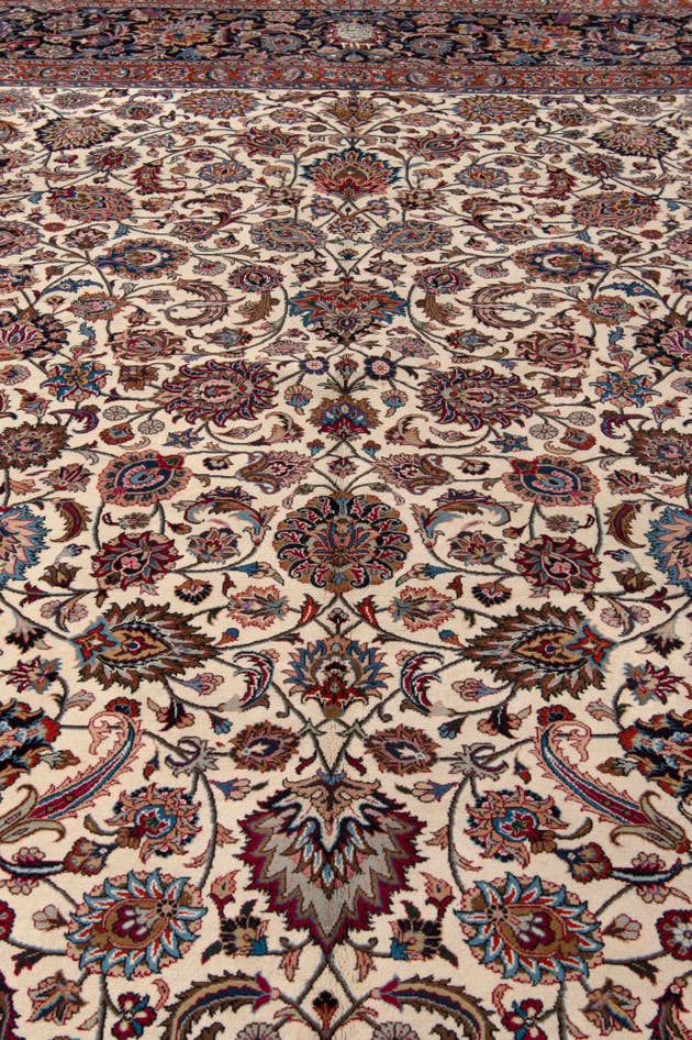 Detail image of 16' 3 x 25' 10 Hand Knotted Mashad Persian Rug