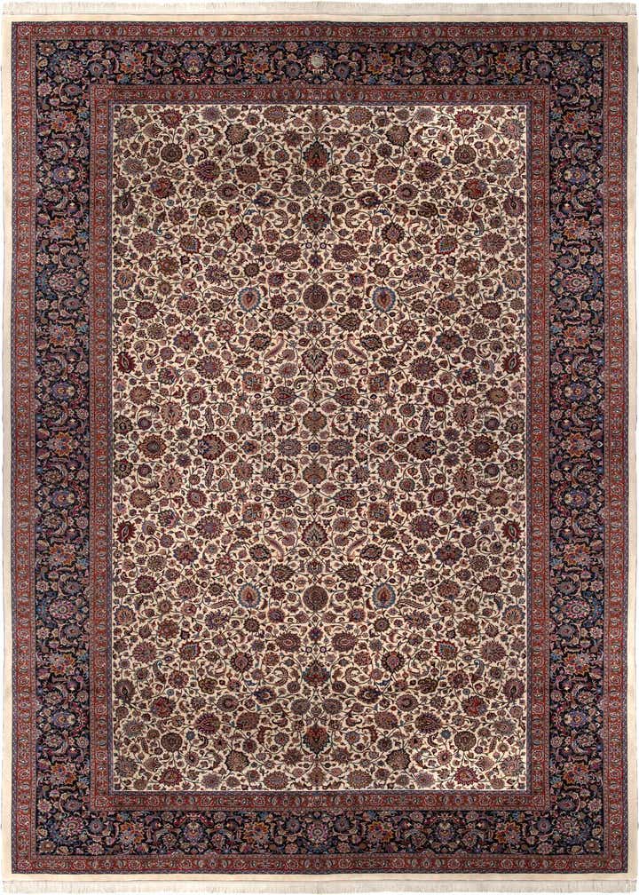 16' 3 x 25' 10 Hand Knotted Mashad Persian Rug