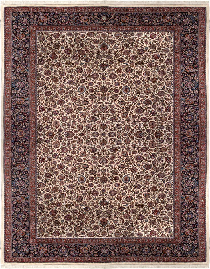 Detail image of 16' 3 x 25' 10 Hand Knotted Mashad Persian Rug
