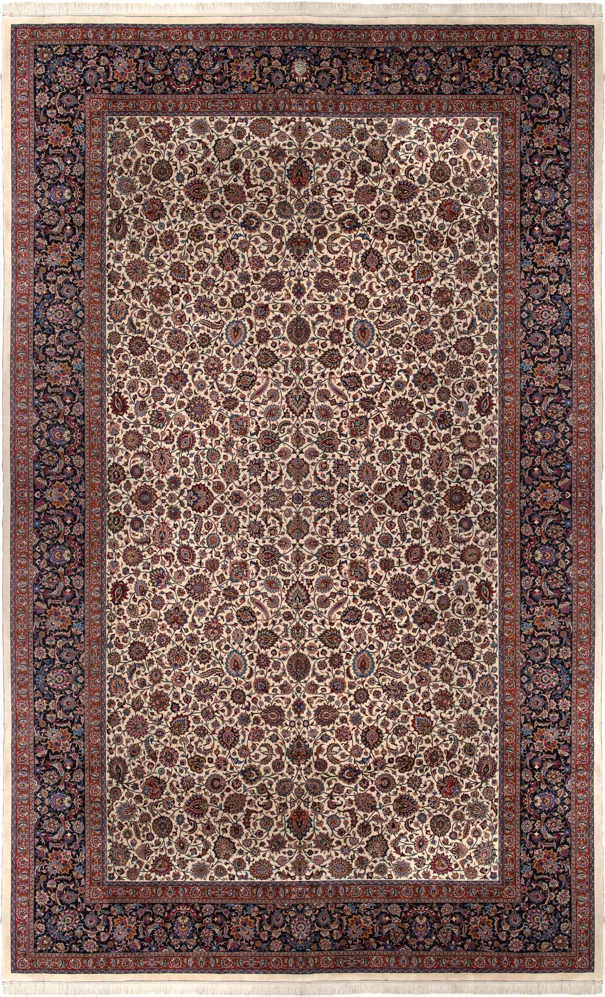 16' 3 x 25' 10 Hand Knotted Mashad Persian Rug