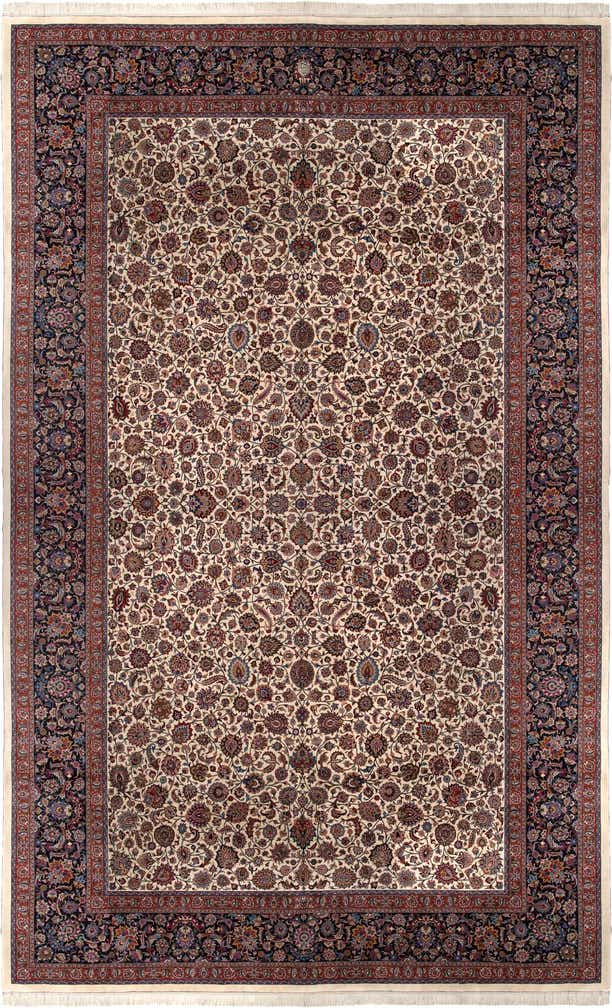 16' 3 x 25' 10 Hand Knotted Mashad Persian Rug