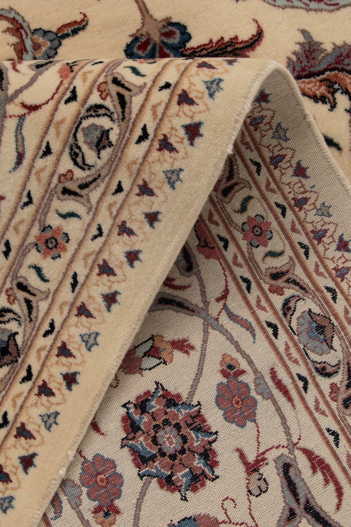 10' x 14' 3 Hand Knotted Mashad Persian Wool Rug