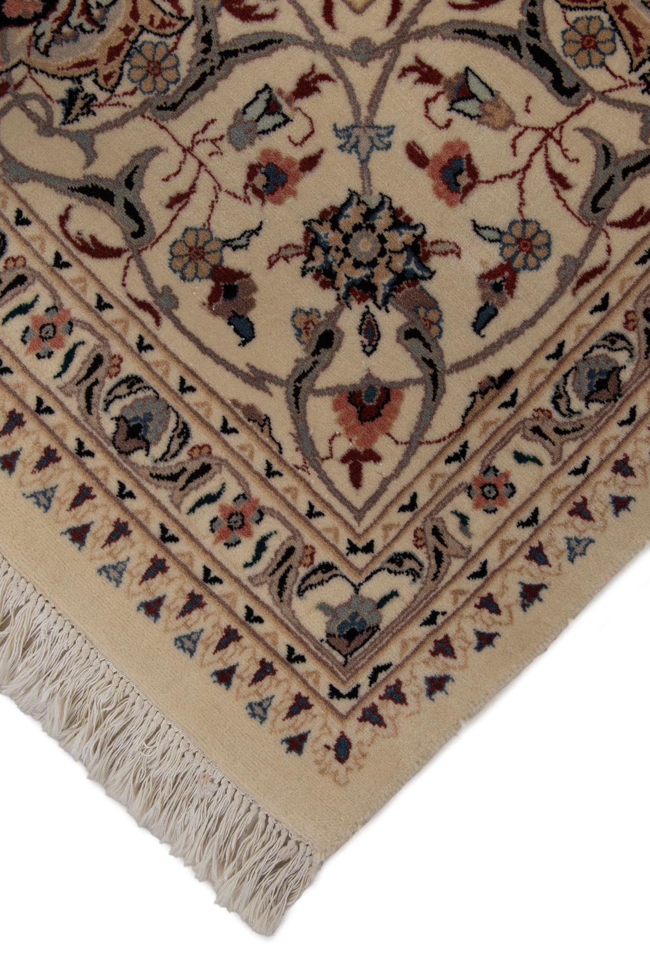 10' x 14' 3 Hand Knotted Mashad Persian Wool Rug