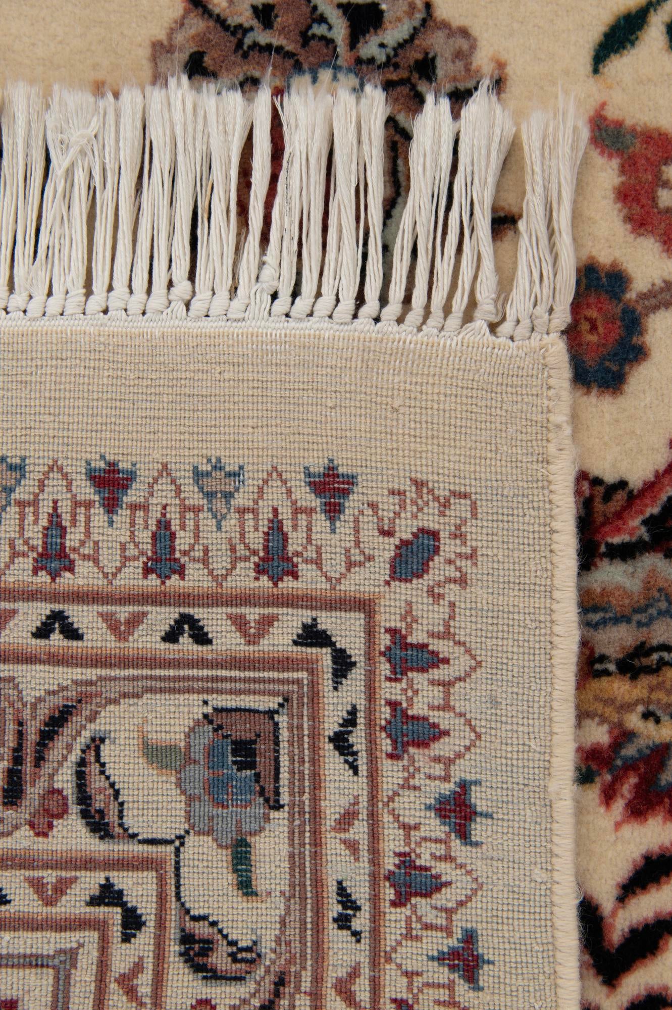 10' x 14' 3 Hand Knotted Mashad Persian Wool Rug