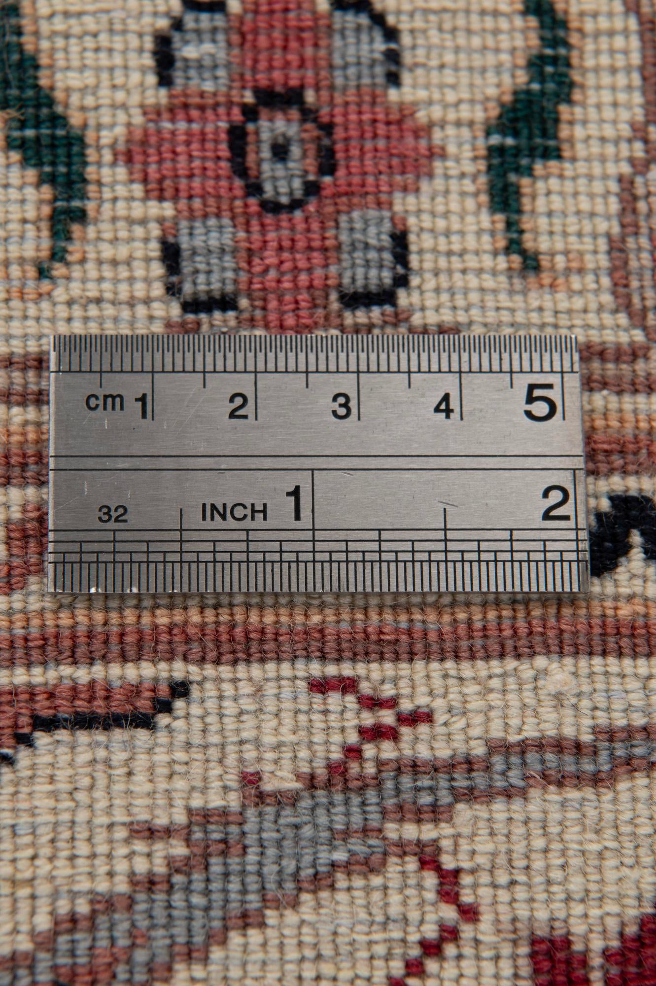 10' x 14' 3 Hand Knotted Mashad Persian Wool Rug