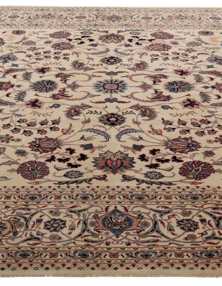 Detail image of 10' x 14' 3  Hand Knotted Mashad Persian Wool Rug