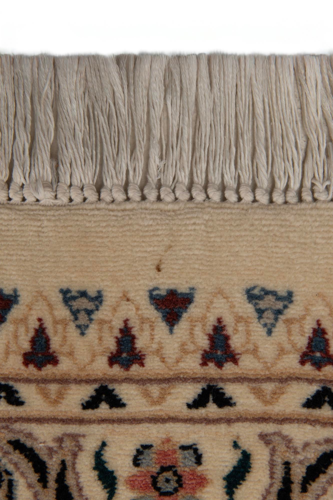 10' x 14' 3 Hand Knotted Mashad Persian Wool Rug