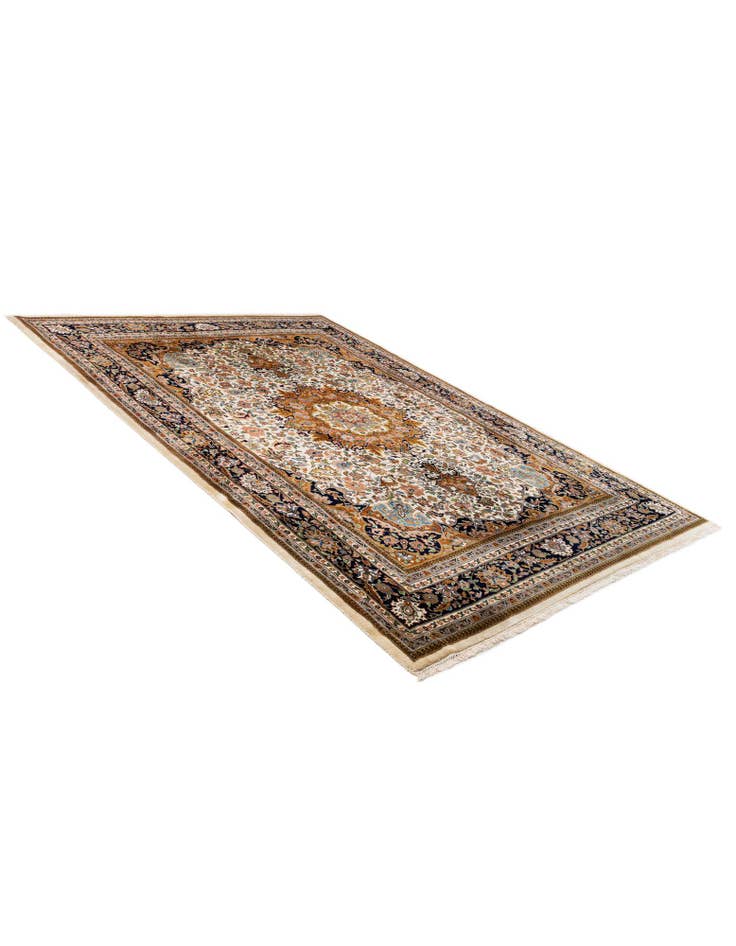 Detail image of 8' 2 x 11' 5 Hand Knotted Mashad Oriental Wool Rug