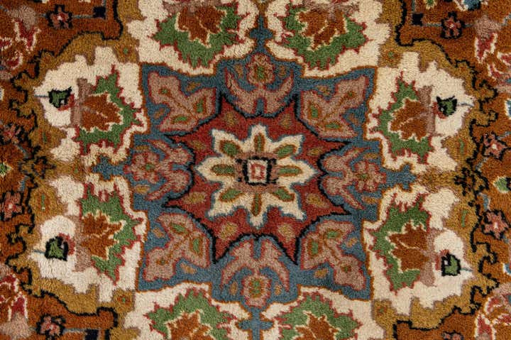 8' 2 x 11' 5 Hand Knotted Mashad Oriental Wool Rug