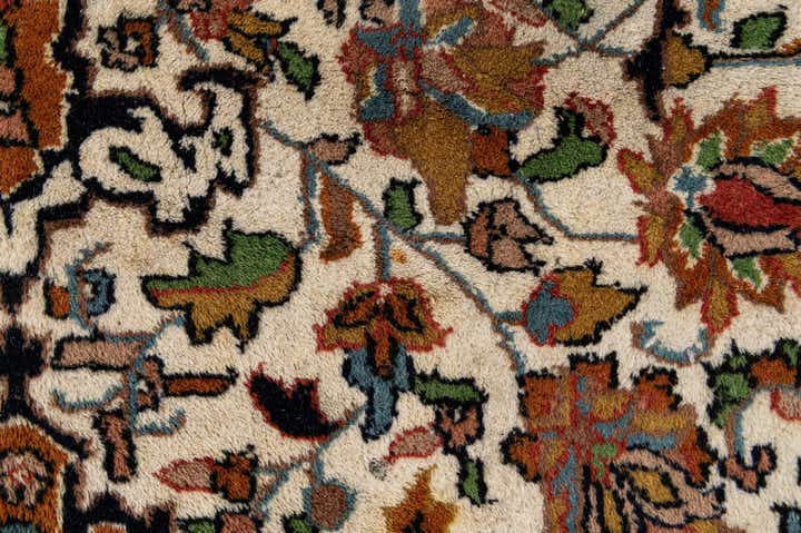 8' 2 x 11' 5 Hand Knotted Mashad Oriental Wool Rug