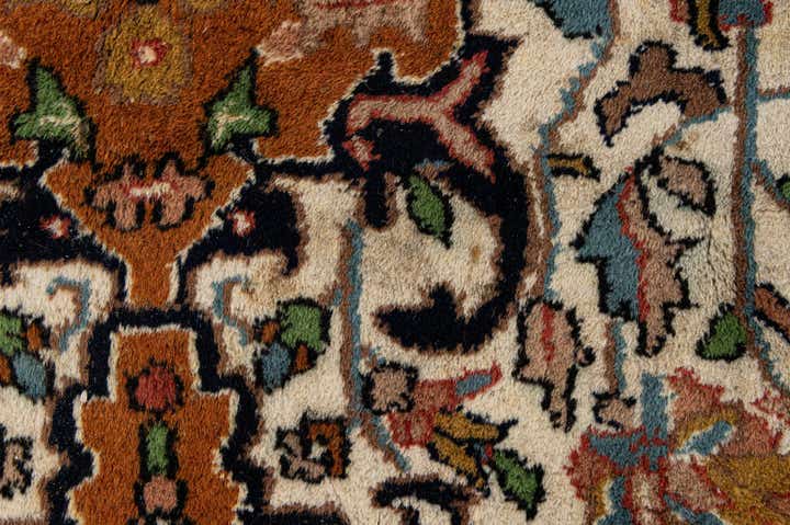 8' 2 x 11' 5 Hand Knotted Mashad Oriental Wool Rug