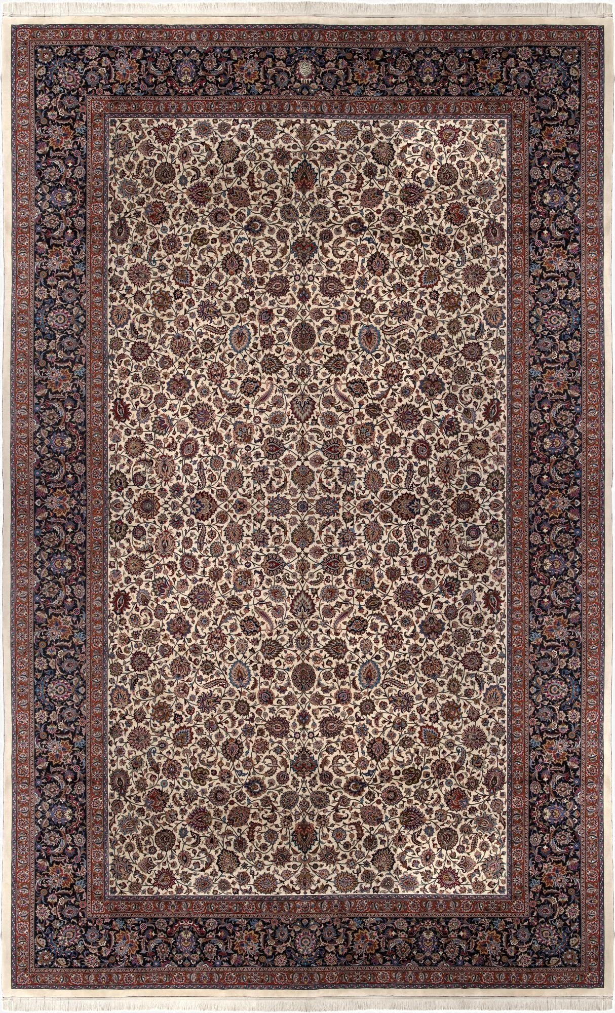 16' 3 x 25' 10  Hand Knotted Mashad Persian Rug