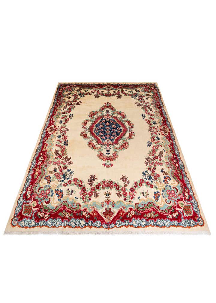 9' 4 x 12' 9 Hand Knotted Meshkabad Persian Wool Rug