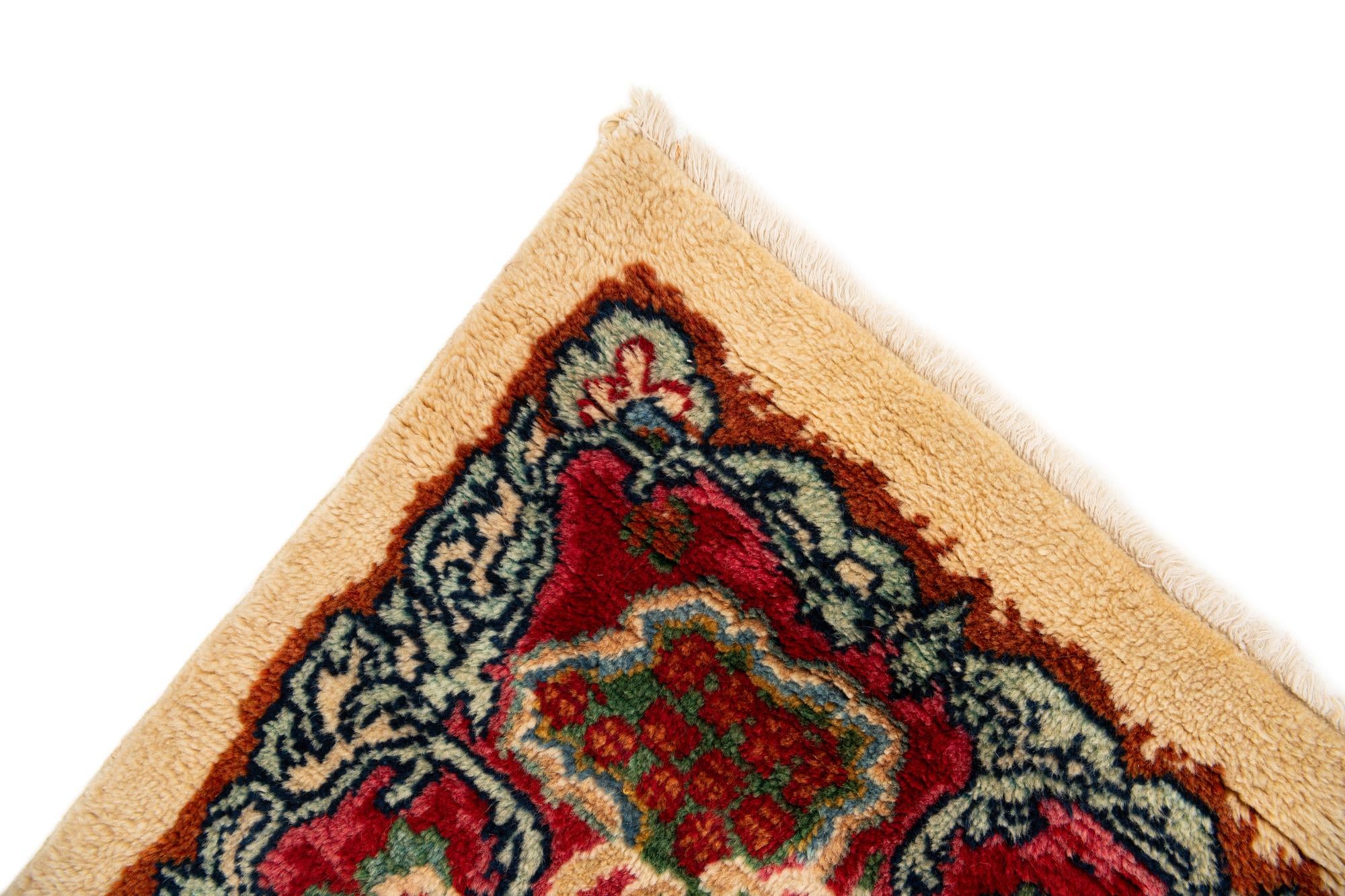 9' 4 x 12' 9 Hand Knotted Meshkabad Persian Wool Rug