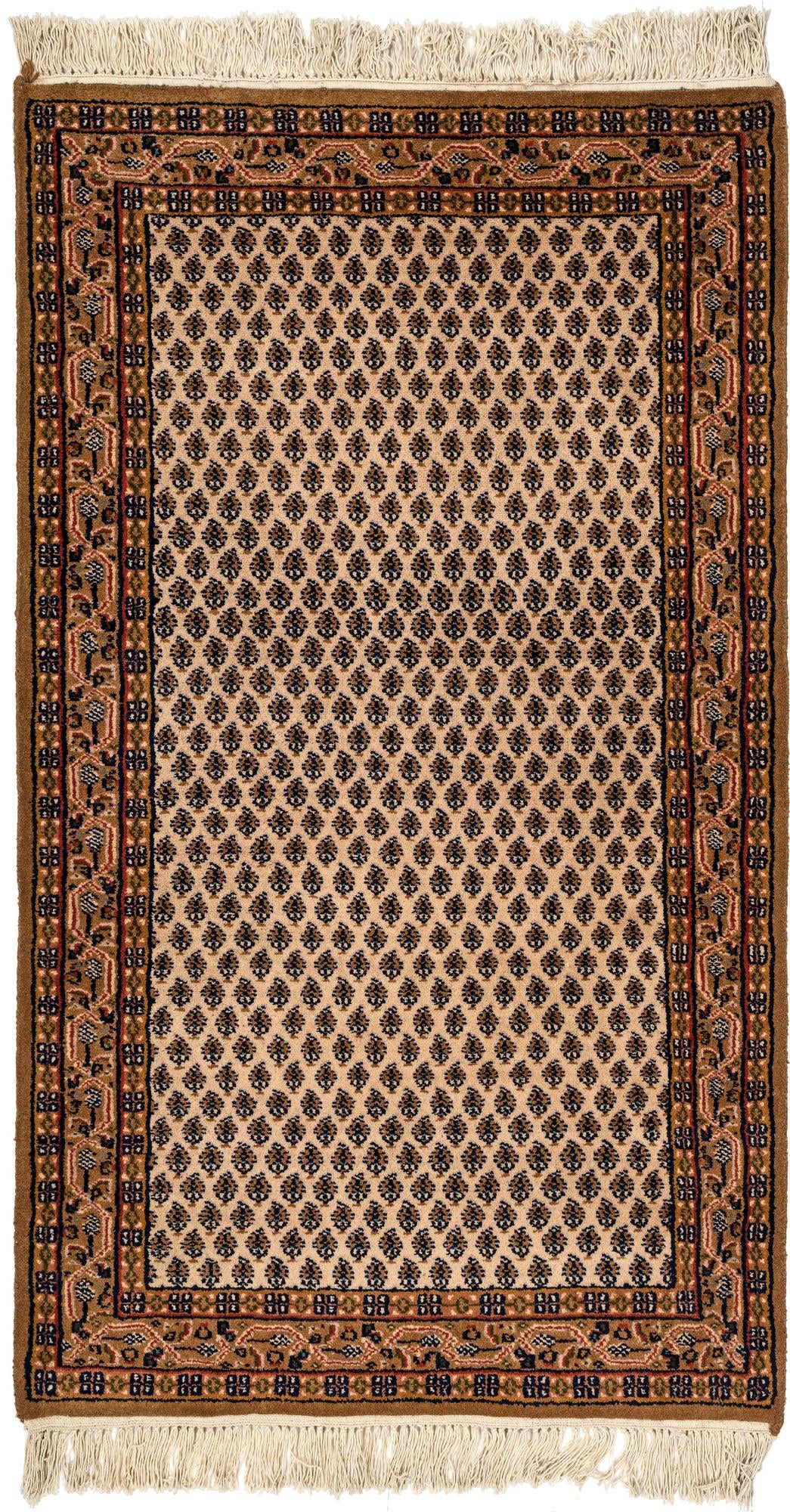 3' 1 x 5' 3 Hand Knotted Mir Wool Rug