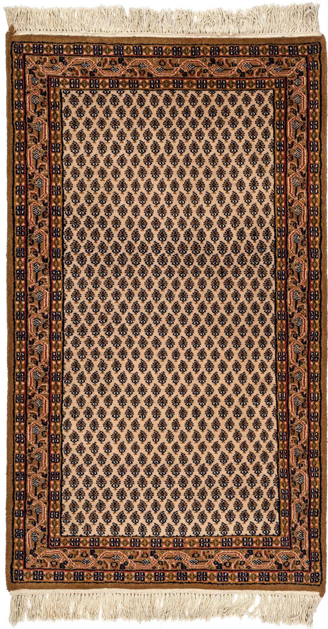 3' 1 x 5' 3 Hand Knotted Mir Wool Rug