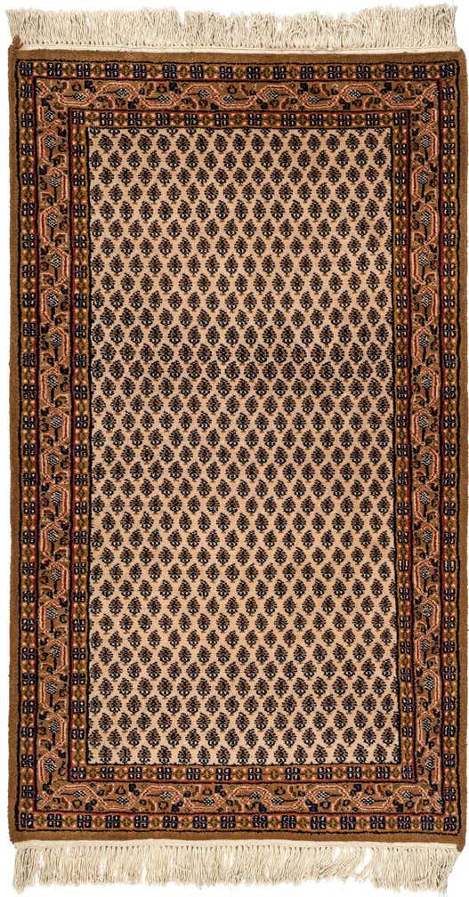 3' 1 x 5' 3 Hand Knotted Mir Wool Rug