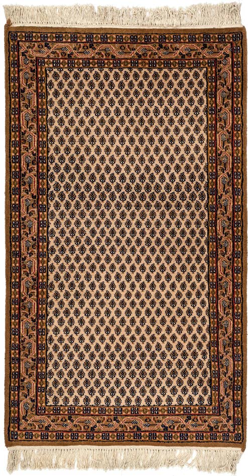 Detail image of 3' 1 x 5' 3 Hand Knotted Mir Wool Rug