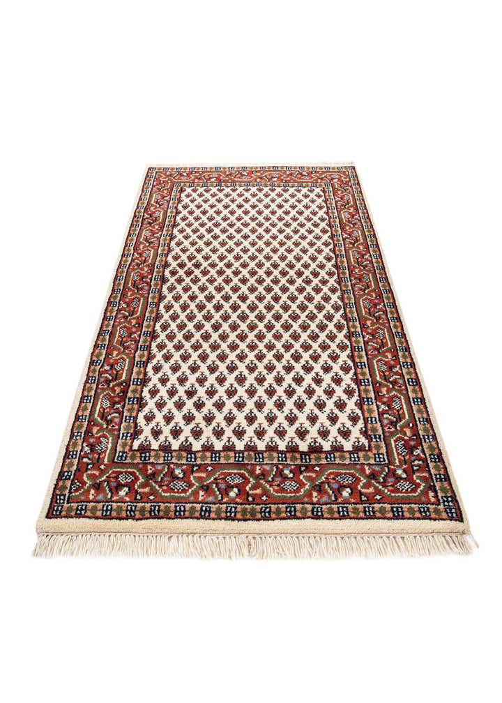 3' 2 x 5' 2 Hand Knotted Mir Wool Rug