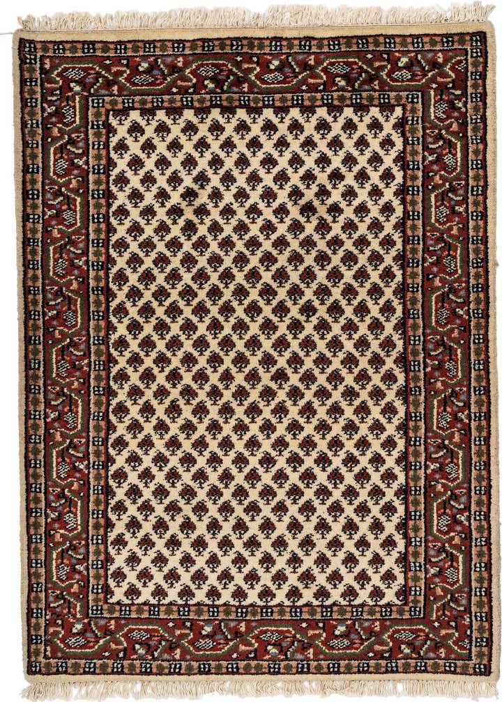 3' 2 x 5' 2 Hand Knotted Mir Wool Rug