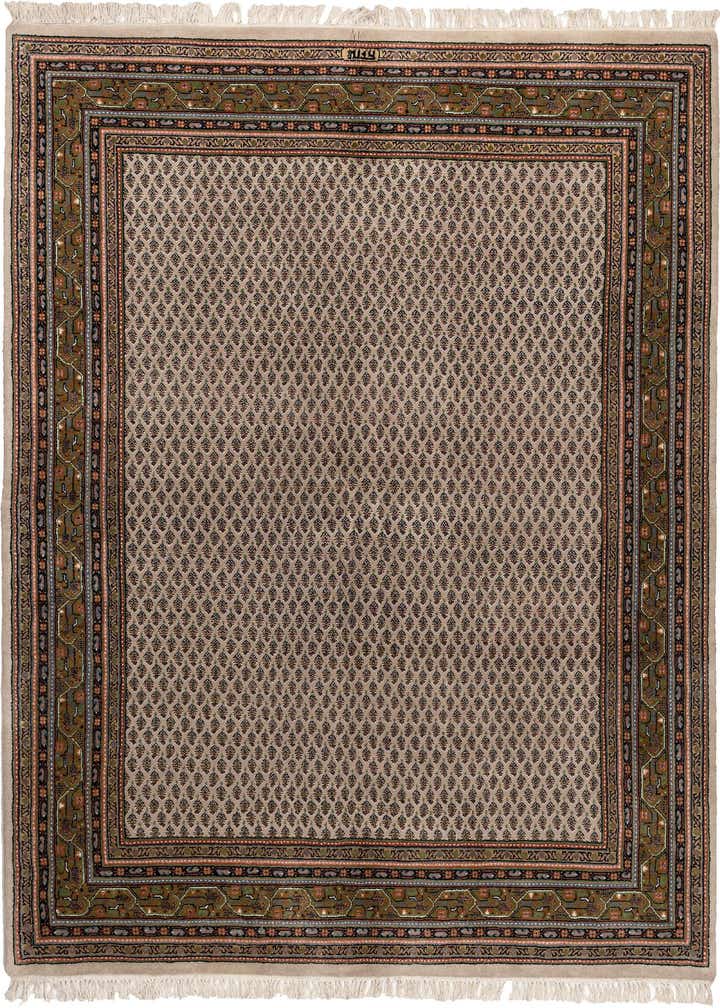 5' 7 x 7' 10 Hand Knotted Mir Wool Rug