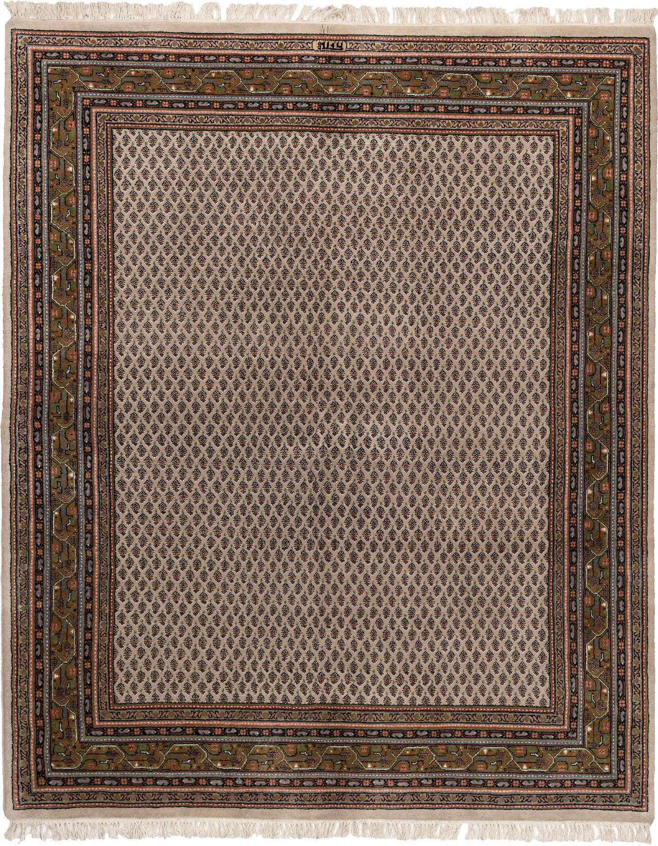 5' 7 x 7' 10 Hand Knotted Mir Wool Rug