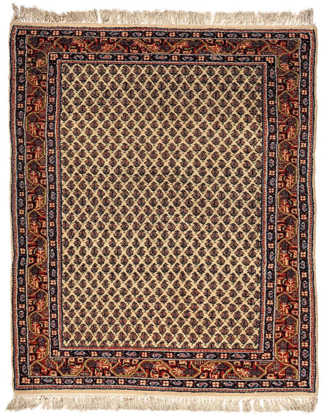 3' 5 x 5' 5 Hand Knotted Mir Wool Rug