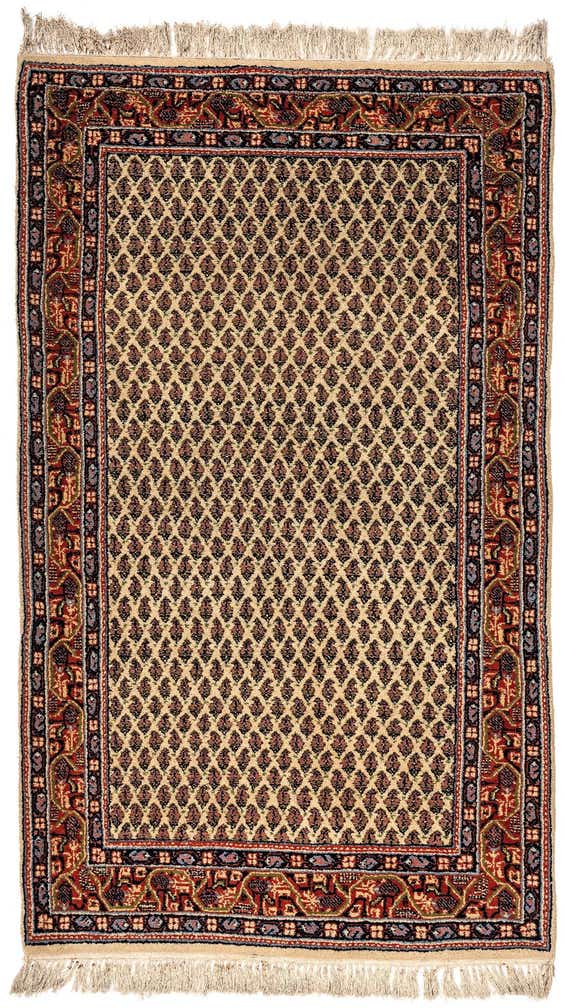 3' 5 x 5' 5 Hand Knotted Mir Wool Rug