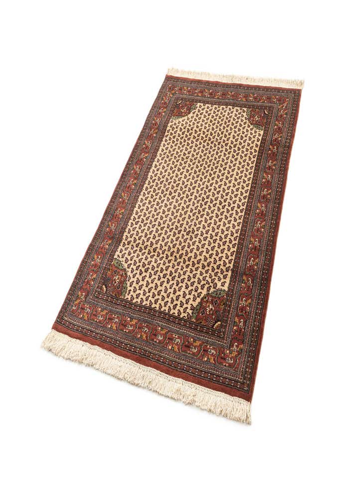 4' 3 x 6' 6 Hand Knotted Mir Oriental Wool Rug