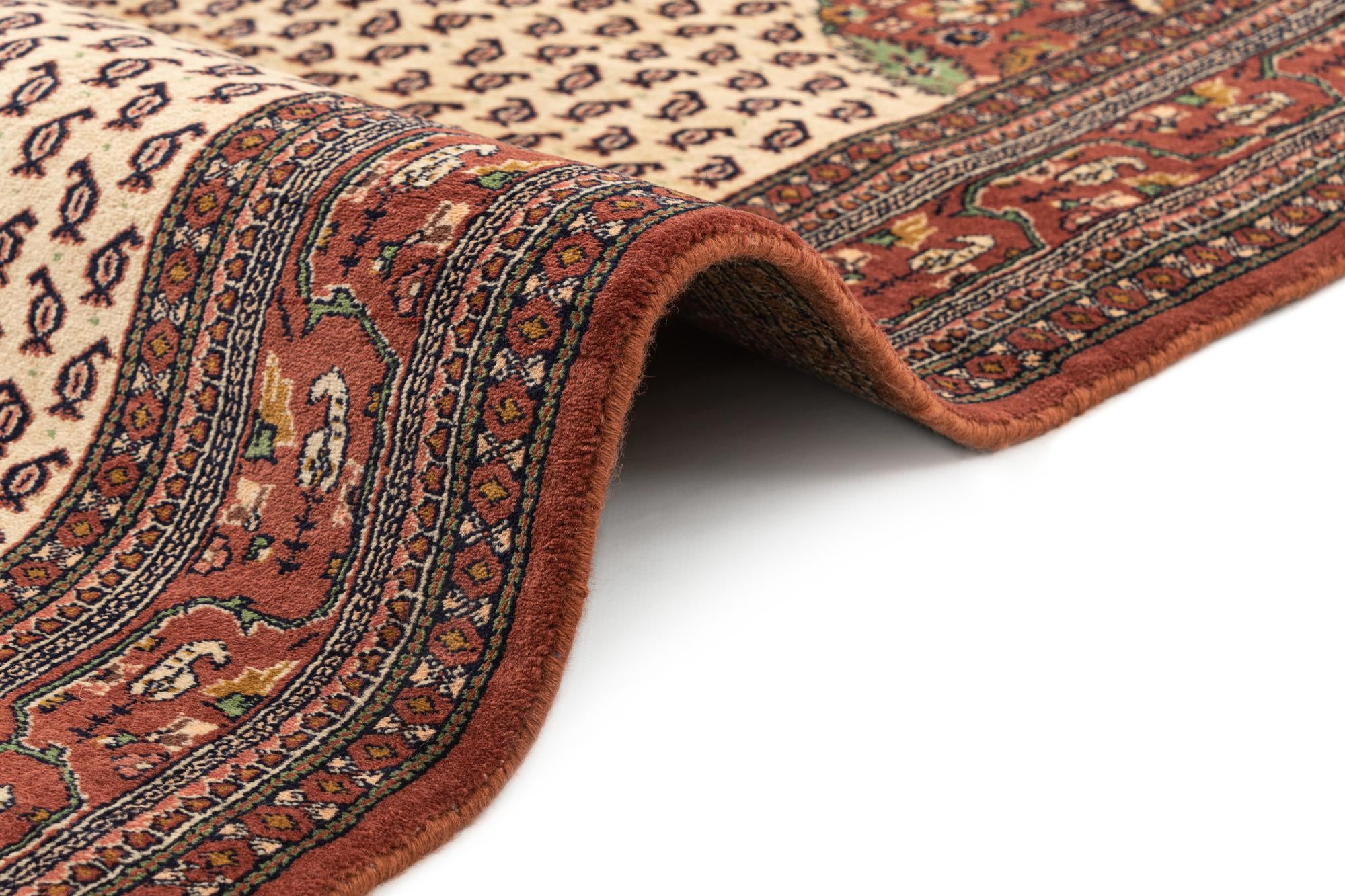 4' 3 x 6' 6 Hand Knotted Mir Oriental Wool Rug