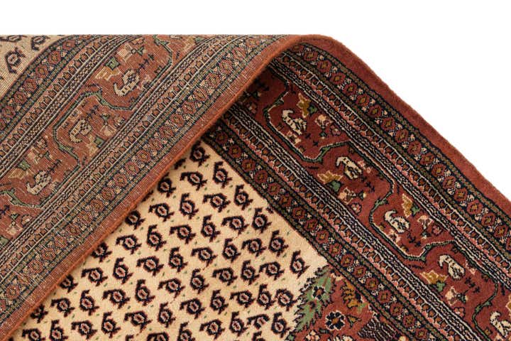 4' 3 x 6' 6 Hand Knotted Mir Oriental Wool Rug