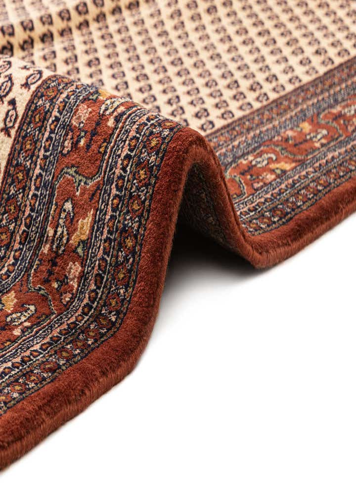 4' 2 x 6' 5 Hand Knotted Mir Oriental Wool Rug
