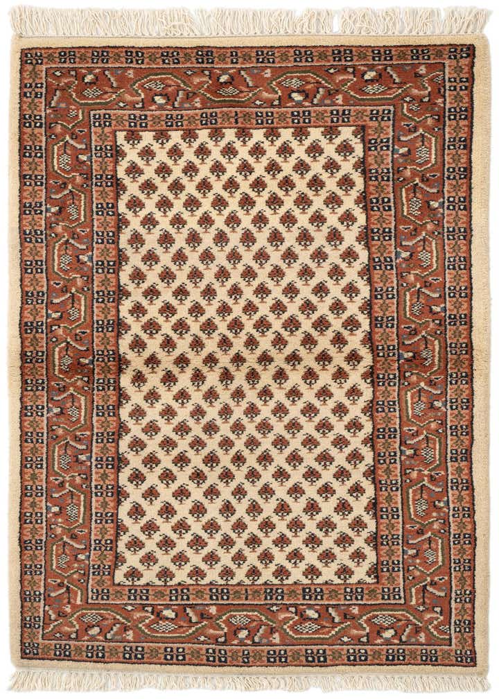 3' x 5' 4 Hand Knotted Mir Wool Rug