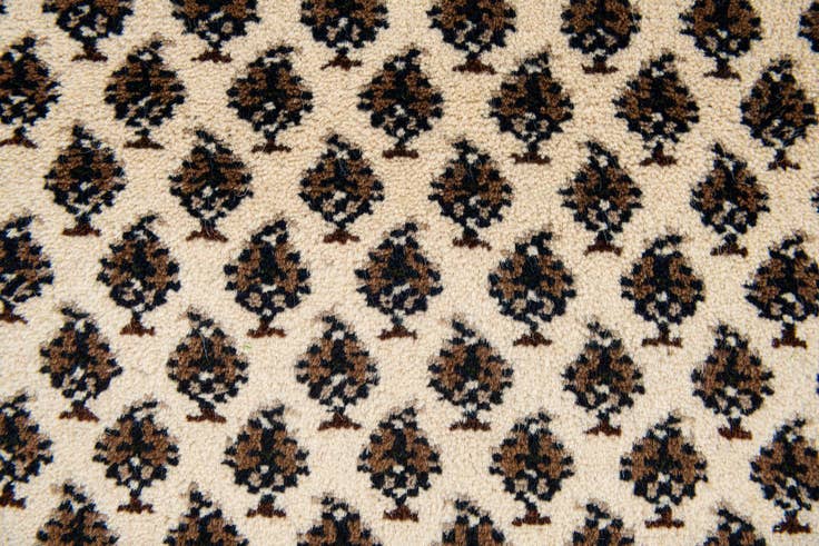 Detail image of 3' 1 x 5' 4 Hand Knotted Mir Wool Rug
