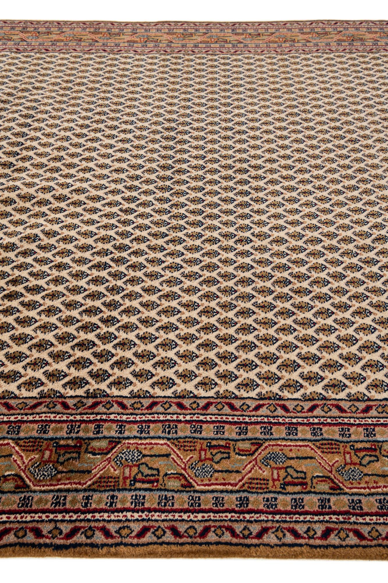 5' 6 x 10' 1 Hand Knotted Mir Oriental Wool Rug