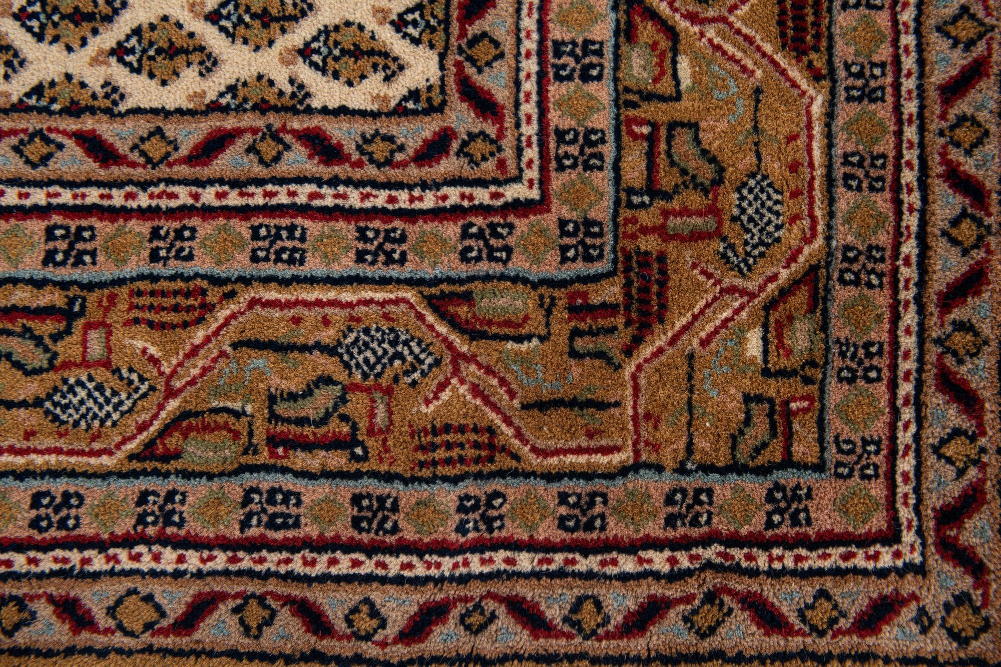 5' 6 x 10' 1 Hand Knotted Mir Oriental Wool Rug